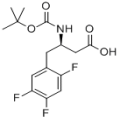 (3R)-N-叔丁氧羰基-3-氨基-4-(2,4,5-三氟苯基)丁酸