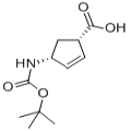(-)-(1S,4R)- N-BOC-4-氨基环戊-2-烯甲酸