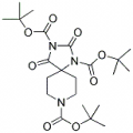 1-t-Boc-piperidine-4-spiro-5’-[1’,3’-bis-t-boc]-hydantoin